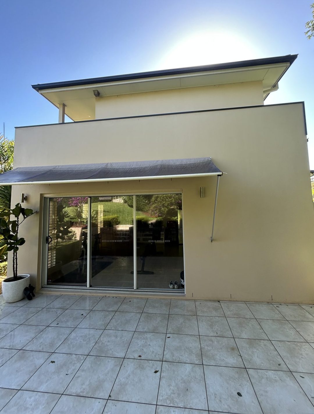 House after soft washing